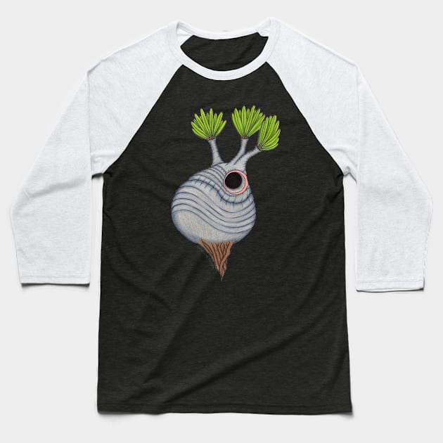 Pachypodium caudex 8 Baseball T-Shirt by Namtan's Hands